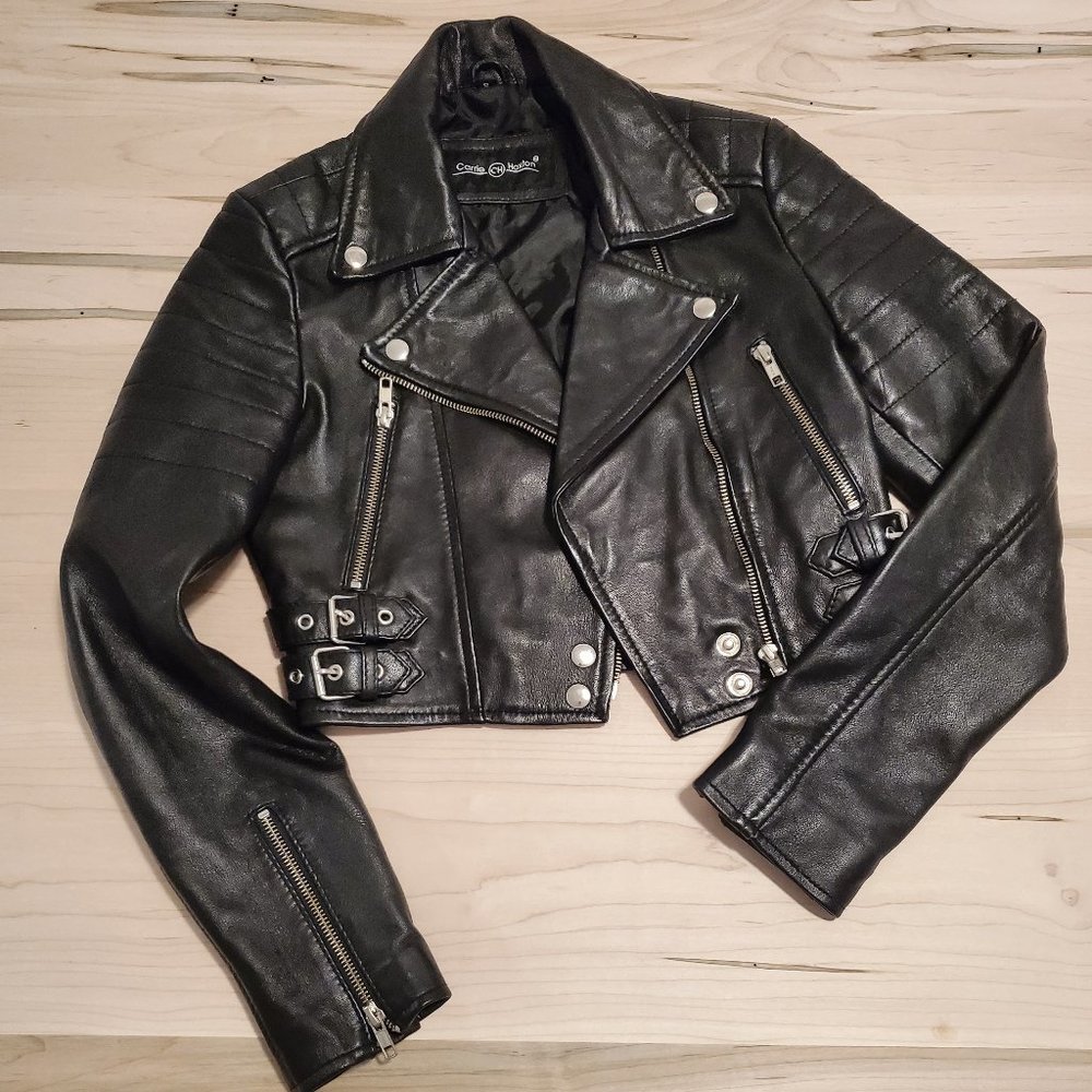 Real Black Leather Jacket